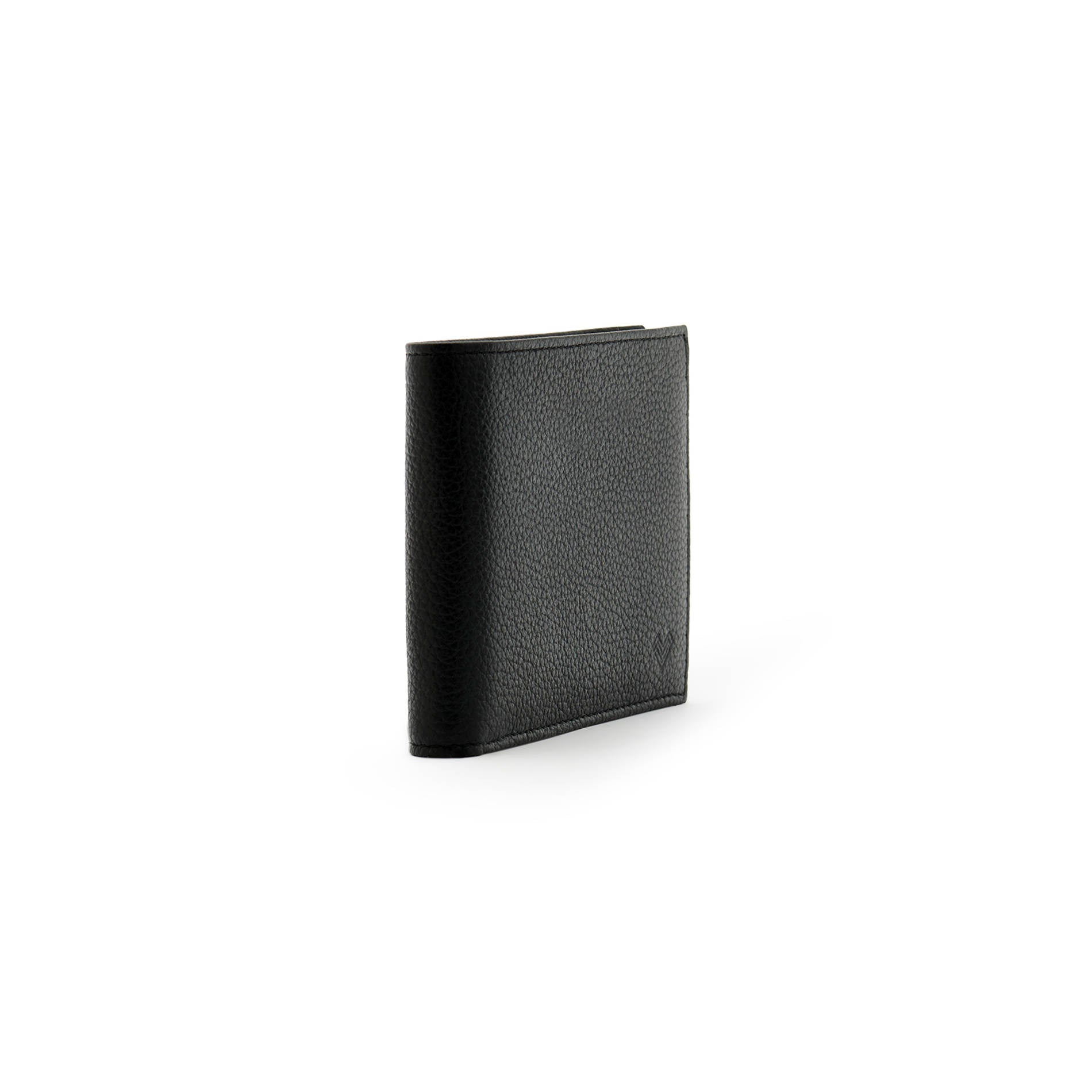 Mario Valentino Black Grained Leather Wallet for Men