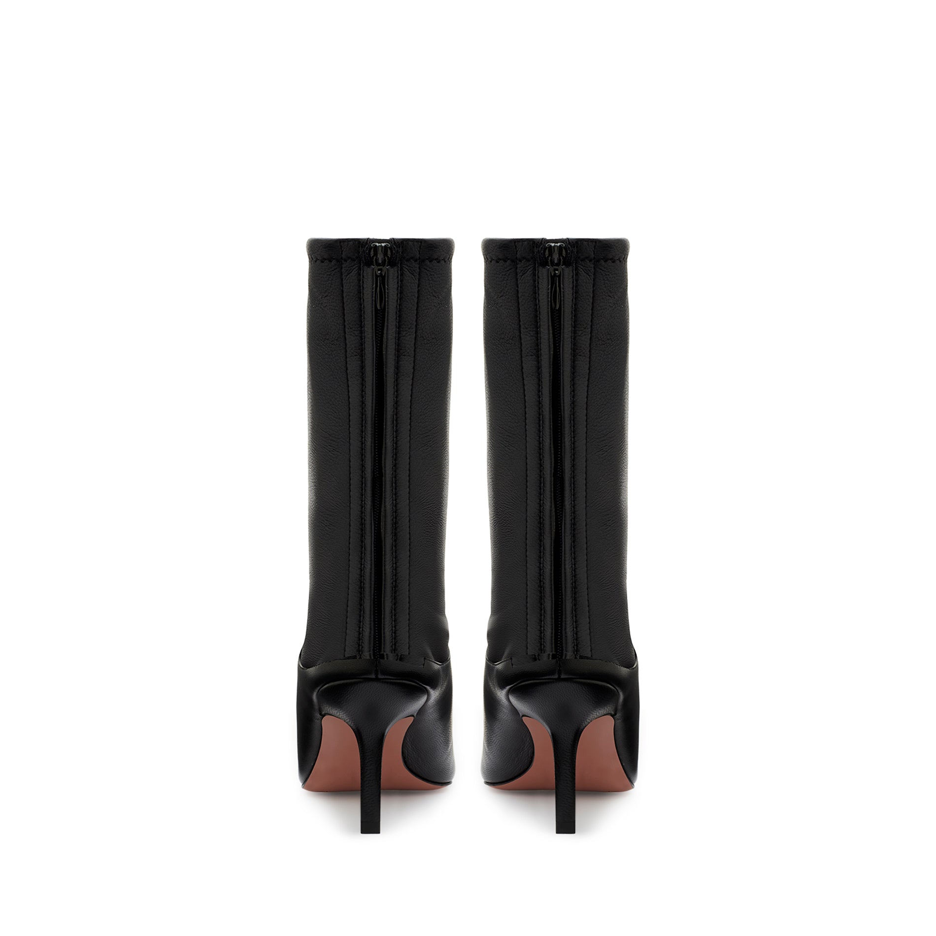 Nicole black calfskin ankle boots – Mario Valentino