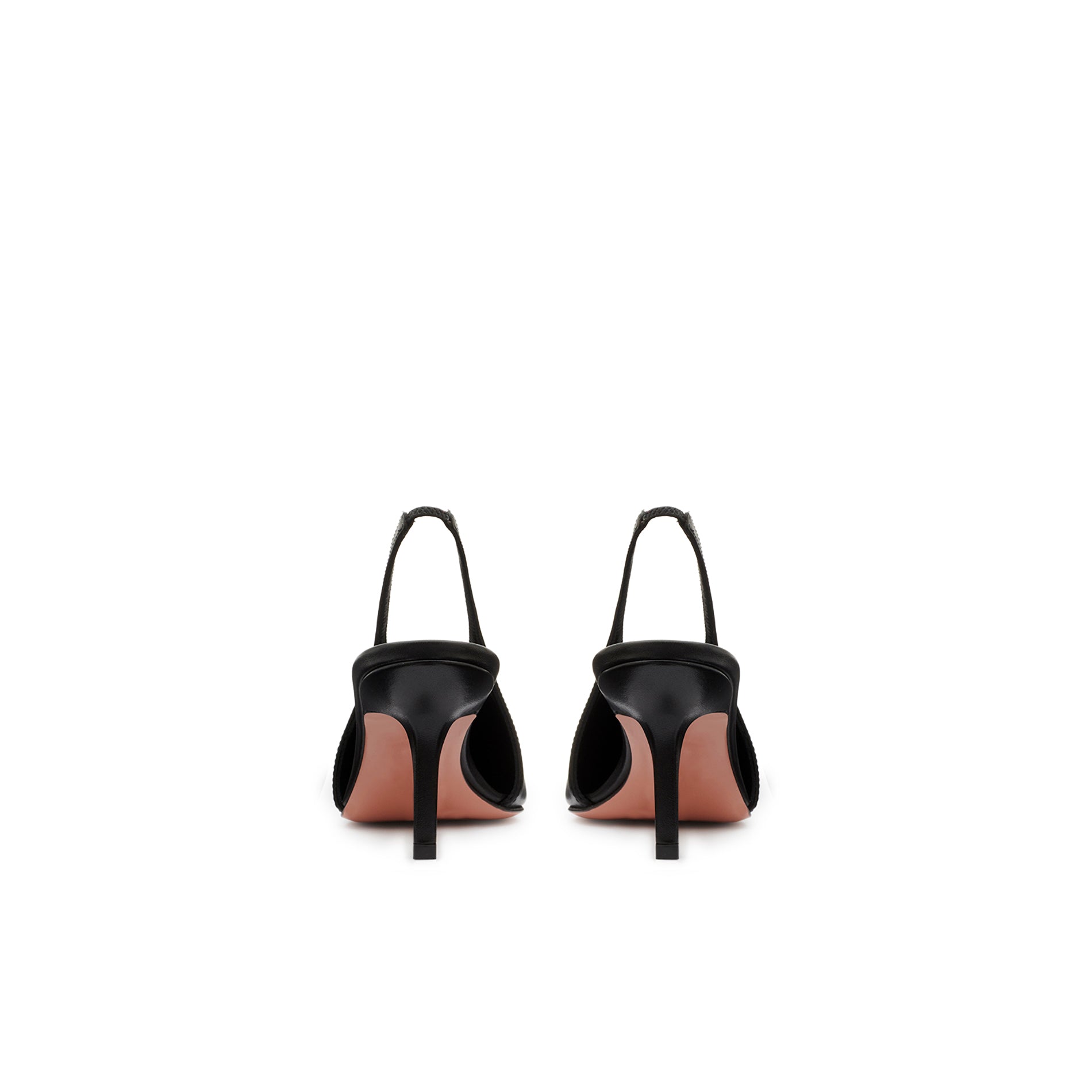 Black slingback in calf leather | New Collection – Mario Valentino