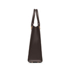 Mario Valentino Icon Large Matelassé bag in moro calf leather, lateral view